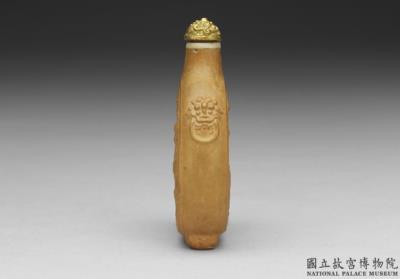 图片[2]-Molded gourd snuff bottle with auspicious clouds and spirit fungus, 18th century, Qing dynasty-China Archive